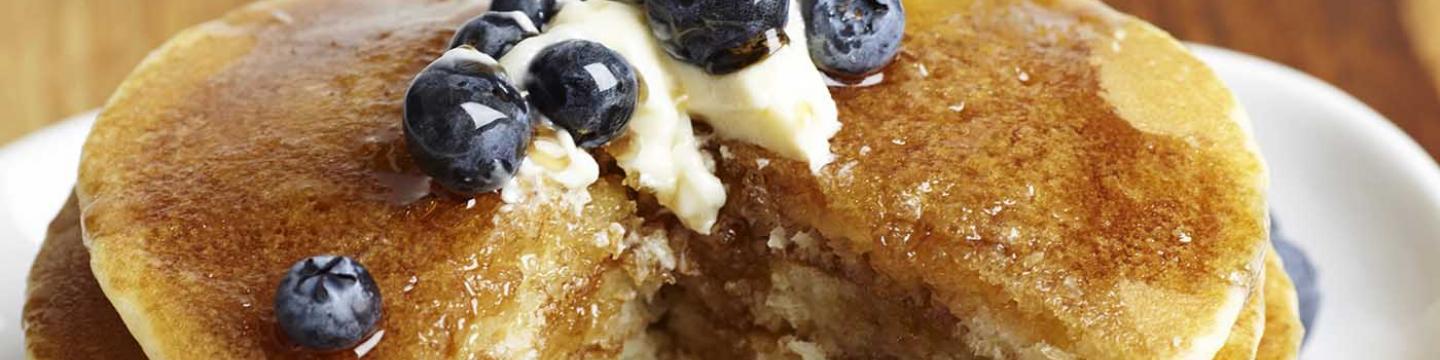 The Stove's blueberry breakfast pancakes