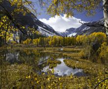 A view outside of Mammoth, CA during the fall season