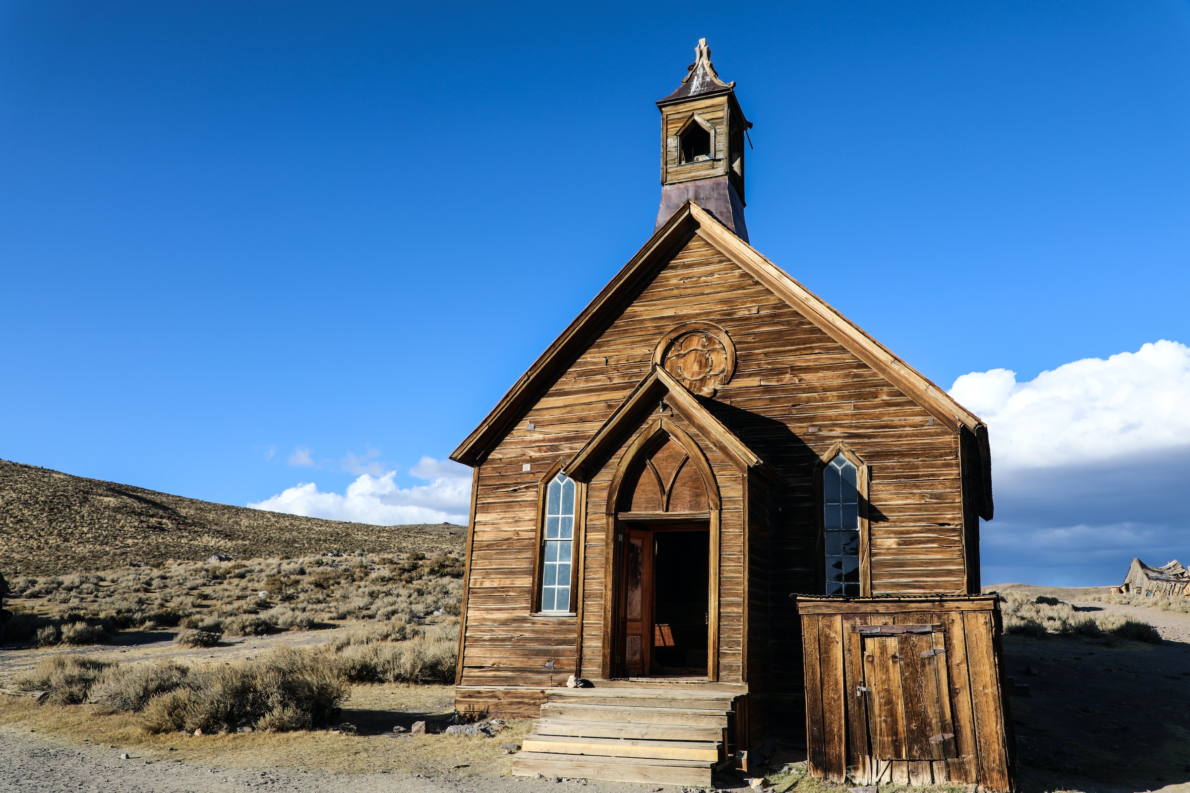 Abandoned church at Bodie California