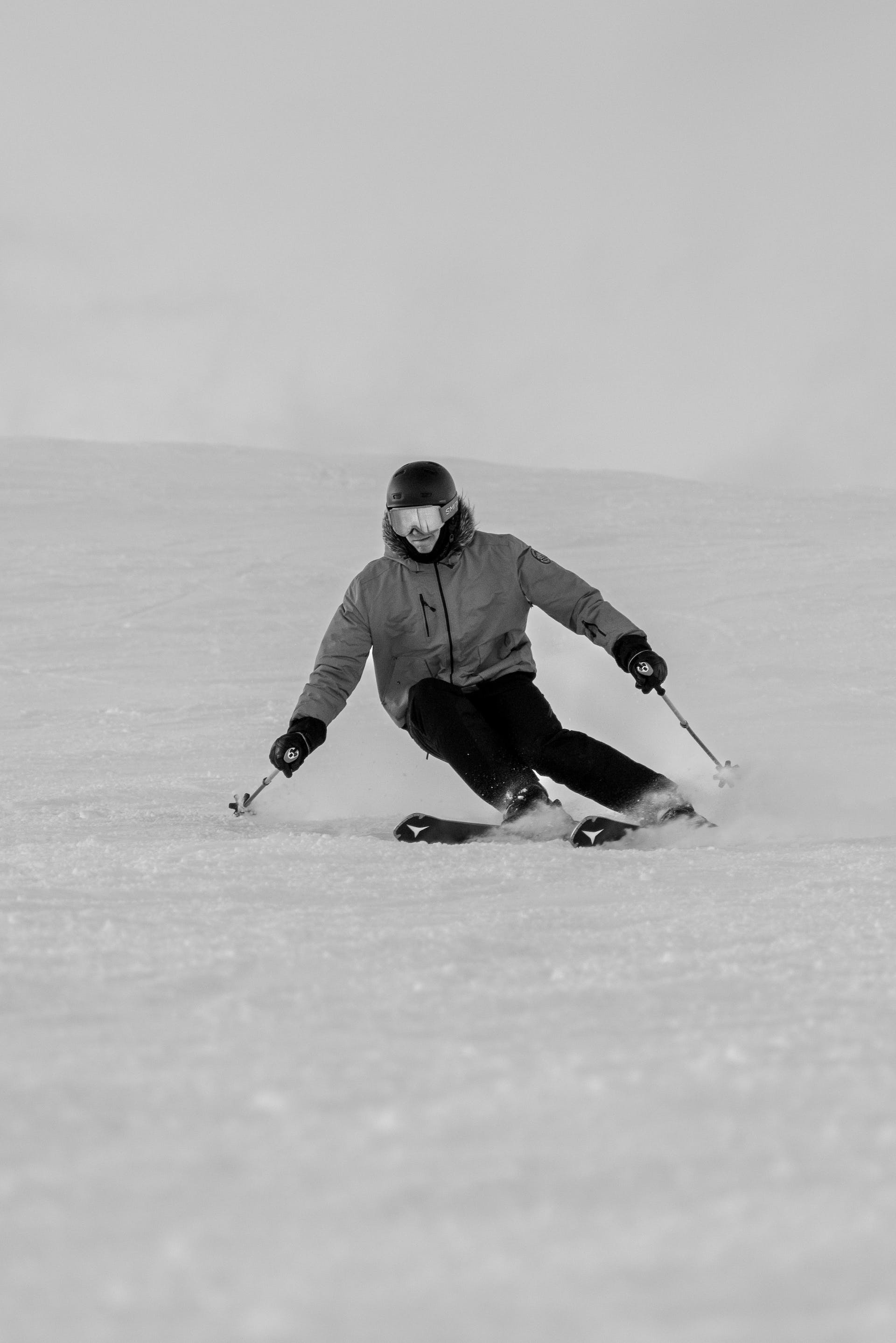 Downhill skiier