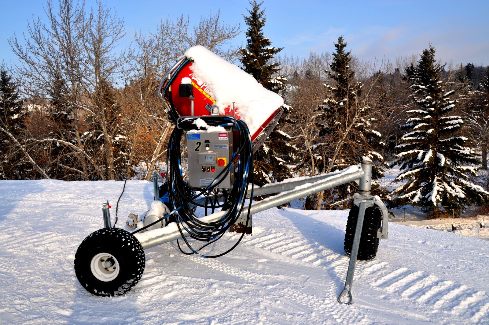 Snow Making Fan Machine