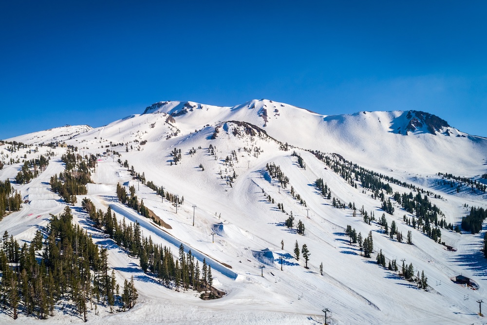 Snowy Mammoth Mountain