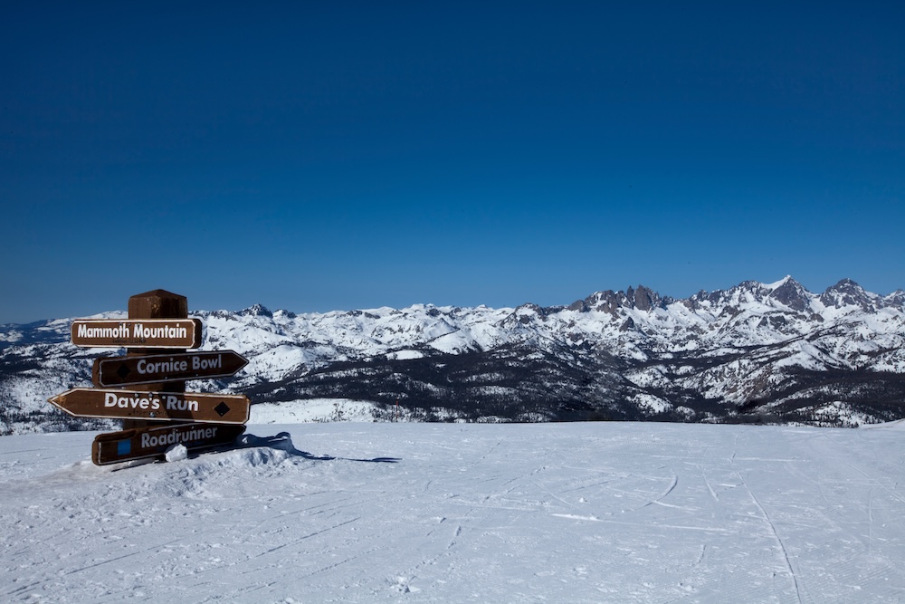 Top of Mammoth Mountain